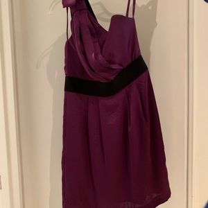 BCBG one shoulder dress